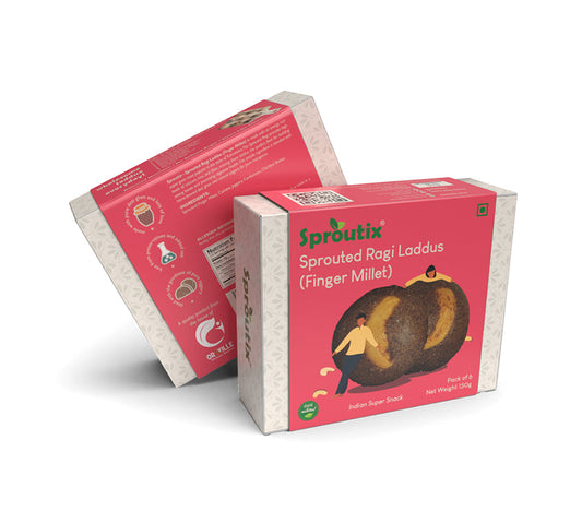 Sprouted Finger Millet Laddus