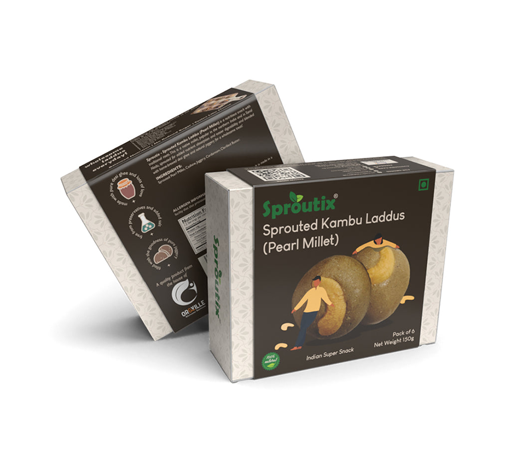 Sprouted Pearl Millet Laddus